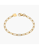 Antheia Bracelet, a polished 18K Gold PVD link bracelet.