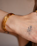 Calypso Cuff worn on the wrist, hover view.