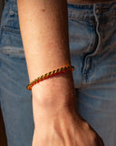 Echo Cuff worn on the wrist, hover view.