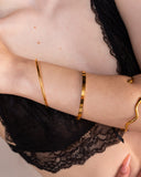 Gaia Cuff worn on the wrist, hover view.